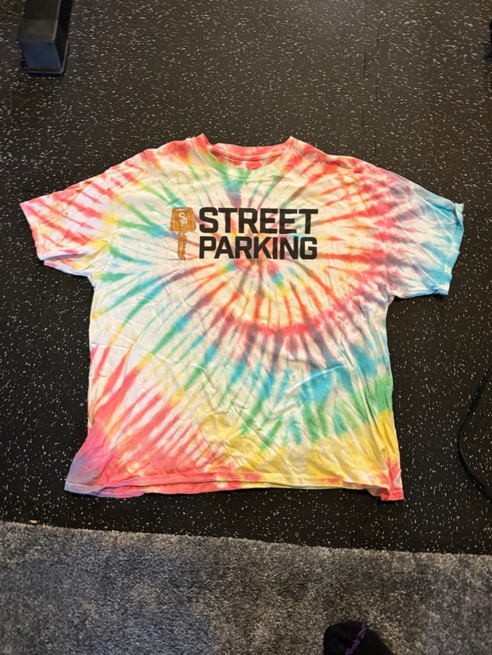 Street Parking Tie Dye Tee Shirt size XL